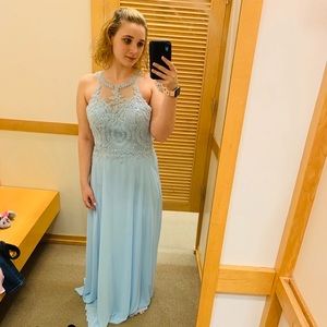 Light blue dress